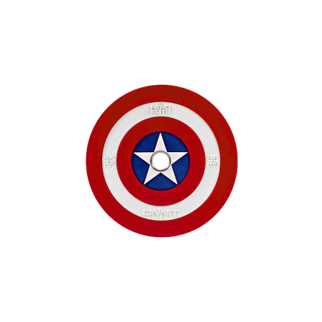 35lb Captain America Shield Barbell Plate V2