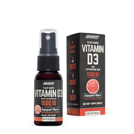 Vitamin D3 spray with Vitamin K2 in MCT Oil - Grapefruit (0.8 fl oz)