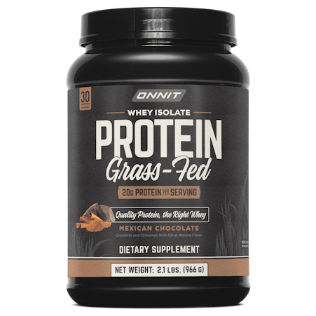 Grass Fed Whey Isolate Protein - Mexican Chocolate (30 Serving Tub)