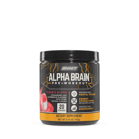 Alpha BRAIN® Pre-Workout - Tiger's Blood (20 Serving Tub)